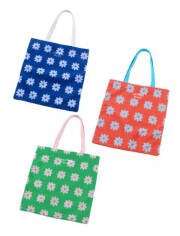 【GOODS】フラワーパイルトートバッグ