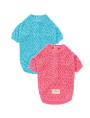 《期間限定アウトレット》【DOG WEAR】透かし編みカーディガン