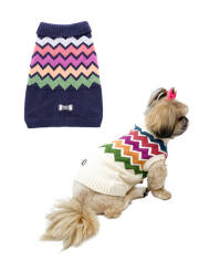 《期間限定アウトレット》【DOG WEAR】カラフルノルディックニット