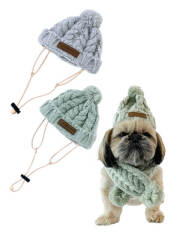 《期間限定アウトレット》【DOG GOODS】ドッグケーブルニットキャップ