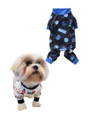 《期間限定アウトレット》【DOG WEAR】ヴィンテージロゴラッシュロンパース
