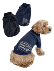 【DOG WEAR】スポーツロゴスタンドジップ