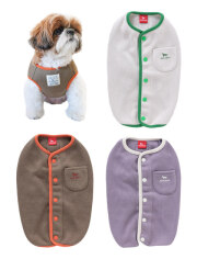 《期間限定アウトレット》【DOG WEAR】スラブニットソー裏起毛　背中ボタン