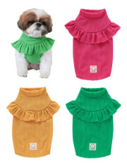 《期間限定アウトレット》【DOG WEAR】フリルノースリーブ