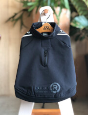 【DOG WEAR】ロゴライン裏ボアスタンドジップ