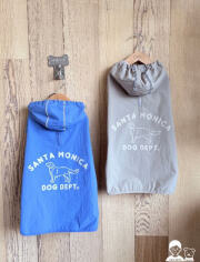 【DOG WEAR】UVプリントロゴレインコート
