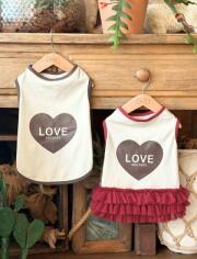 【DOG WEAR】ハートチョコレートペア