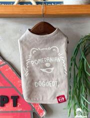 【DOG WEAR】MY DOG is No.1ポメラニアンノースリーブ