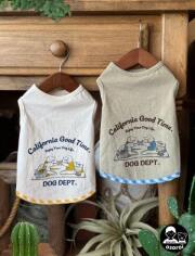【DOG WEAR】ピクニックドッグノースリーブ