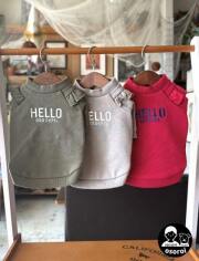 【DOG WEAR】フリルスウェットカーデ