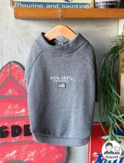 【DOG WEAR】クラシックロゴスタンドハーフジップ