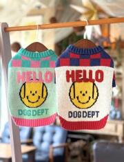 【DOG WEAR】スマイルコットンニット