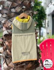 【DOG WEAR】撥水ナイロンワッシャーレインコート