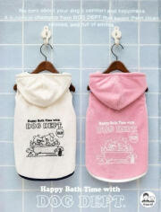 【DOG WEAR】shampoo dogパイルパーカー