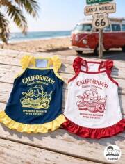 【DOG WEAR】california sweet time　フリルキャミ