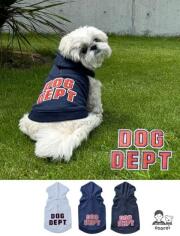 【DOG WEAR】サガラロゴ刺繍スウェットボタンパーカー