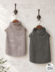 【DOG WEAR】バンブーノースリーブ