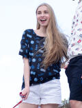 《期間限定アウトレット》【WOMEN】ヴィンテージロゴラッシュ変形Tシャツ