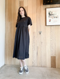 《期間限定アウトレット》【WOMEN】切り替えメッシュワンピース