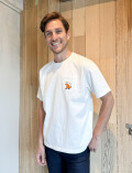 《期間限定アウトレット》【UNISEX】歯ブラシ刺繍ポケットTシャツ