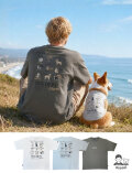 【UNISEX】dog of alltime,forever friends No.2 Tシャツ