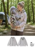 【UNISEX】DOG CAMOハイテンションワッフル　ジップパーカー