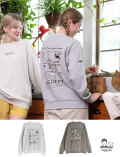 【UNISEX】dog of alltime,forever friends No.1 クルースウェット