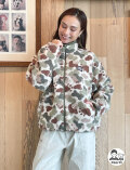 【UNISEX】DOG CAMO ボアリバーシブルジャケット
