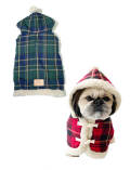 《期間限定アウトレット》【DOG WEAR】タータンチェックコート