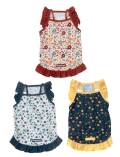 《期間限定アウトレット》【DOG WEAR】フラワーパターン　キャミ