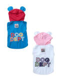 《期間限定アウトレット》【DOG WEAR】メッシュアップリロゴボタンパーカー