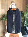 【DOG WEAR】ロゴライン裏ボアノースリーブ