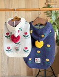 【DOG WEAR】チューリップジャガードニット