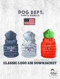 【DOG WEAR】クラシックロゴ　エアーダウン