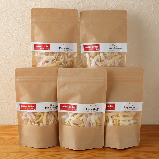 わんこの山形のお米チップス《ミックス》お試しパック 20g×5