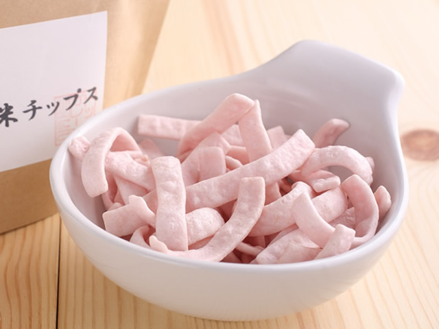 わんこの山形お米チップス《むらさきいも》