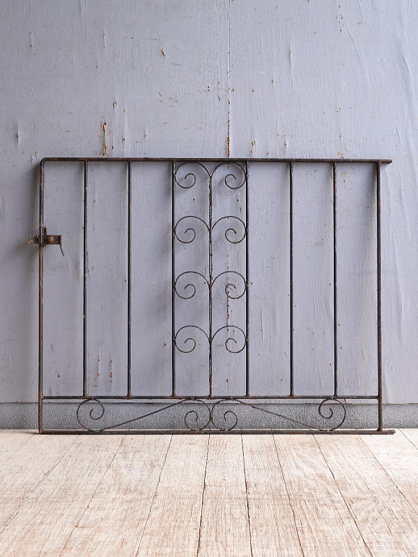 イギリス アンティーク アイアンフェンス ゲート柵 10274