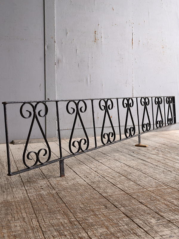 イギリス アンティーク アイアンフェンス ゲート柵 10811