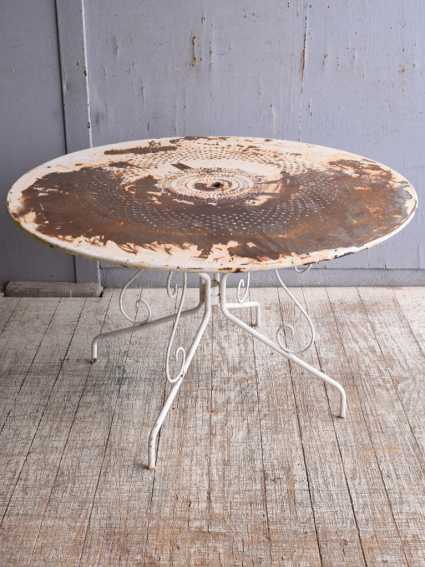 フレンチ アンティーク アイアン ガーデンテーブル 10905