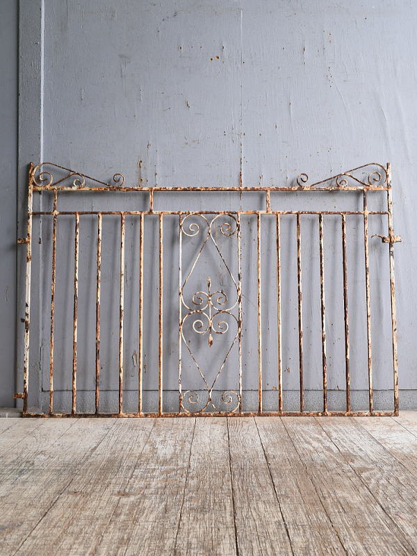 イギリス アンティーク アイアンフェンス ゲート柵 11113