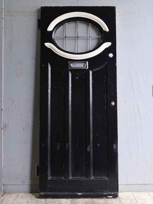 イギリス アンティーク ガラス入りドア 扉 建具 11128