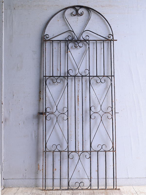 イギリス アンティーク アイアンフェンス ゲート柵 11273