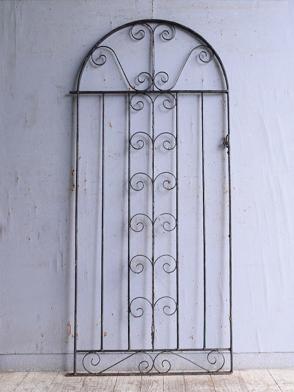 イギリス アンティーク アイアンフェンス ゲート柵 11274