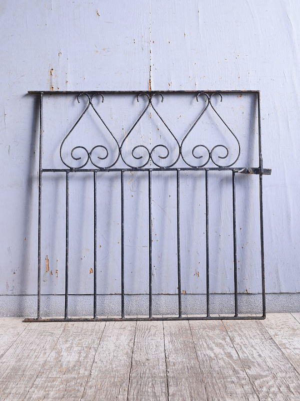 イギリス アンティーク アイアンフェンス ゲート柵 11304