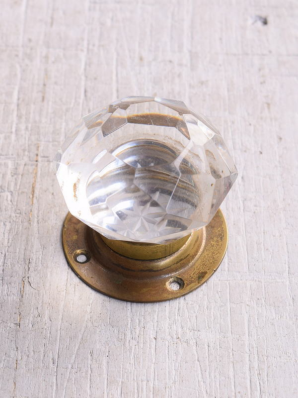 イギリス アンティーク アクリル製？ ドアノブ 建具金物 11452