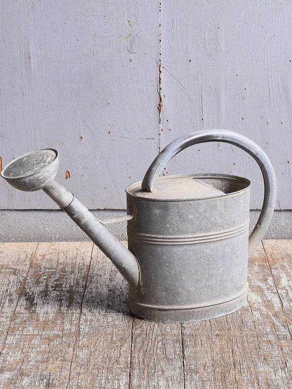 フレンチ アンティーク ブリキ製 ジョウロ ガーデニング 11551