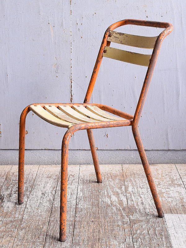 フレンチ アンティーク スタッキング ガーデンチェア 椅子 11552