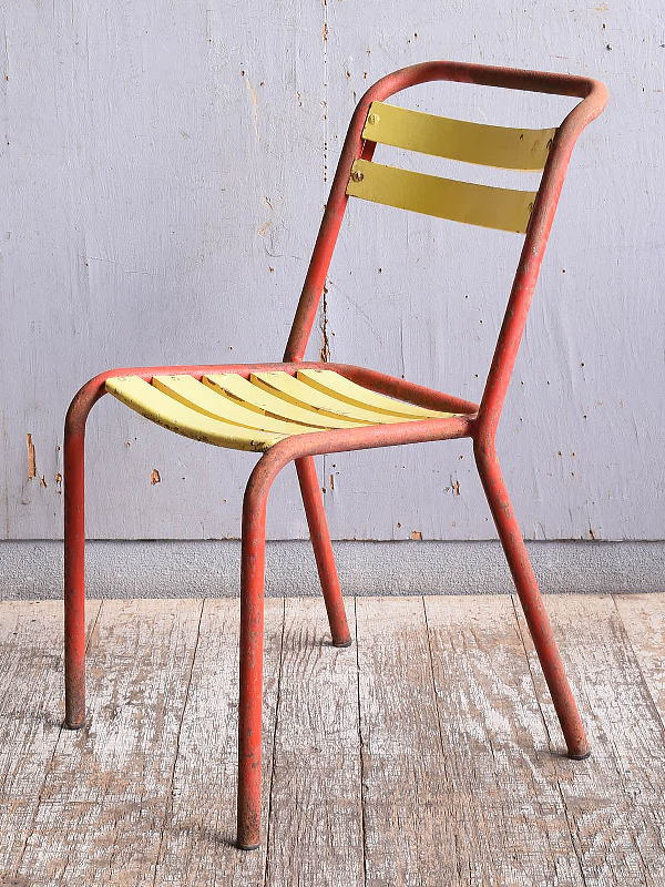 フレンチ アンティーク スタッキング ガーデンチェア 椅子 11553