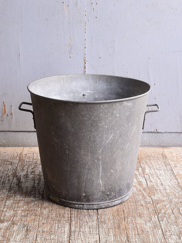 フレンチ アンティーク　ブリキ製　ウォッシングタブ ディスプレイ ガーデニング 11564