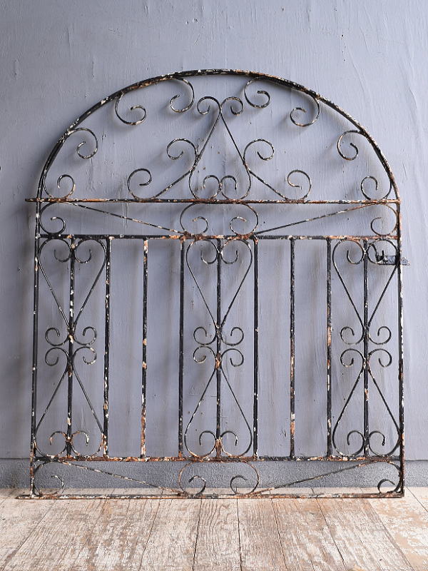 イギリスアンティーク アイアンフェンス ゲート柵 ガーデニング 11901